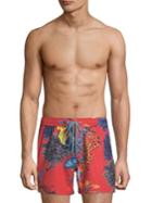 Paul Smith Hawaiian Koi-print Swim Shorts