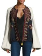 Free People Two-faced Cotton Jacket