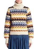 Chloe Wool & Cashmere Turtleneck Sweater