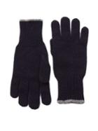 Brunello Cucinelli Cashmere Ribbed Gloves