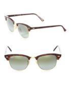 Ray-ban Clubmaster Tortoise Shell Square Sunglasses