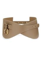 Zimmermann Unbridled Leather Curve Waist Belt