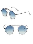 Kyme Sidney 49mm Modified Round Sunglasses