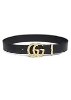 Gucci Leather Gg Moon Belt
