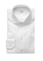 Eton Contemporary Fit Herringbone Patterned Dress Shirt