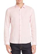 Orlebar Brown Morton Tailored Linen Button-down Shirt