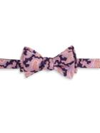 Ike Behar Festive Paisley-print Silk Bow Tie