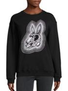 Mcq Alexander Mcqueen Classic Rabbit Skull Sweatshirt