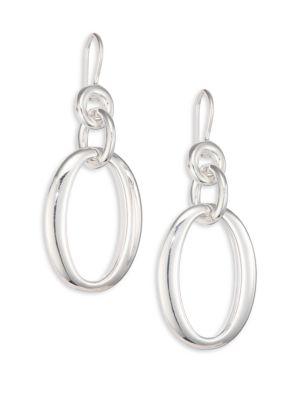Ippolita Glamazon Sterling Silver Oval Link Drop Earrings