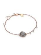 Meira T Labradorite, Diamond & 14k Rose Gold Chain Bracelet