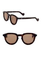 Moncler 48mm Round Sunglasses