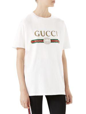 Gucci Gucci-print Cotton Tee