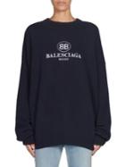 Balenciaga Wool & Cashmere Logo Sweater