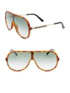 Gucci Avana Shield Aviator Sunglasses