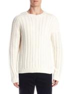 Vince Cable-knit Crewneck Sweater