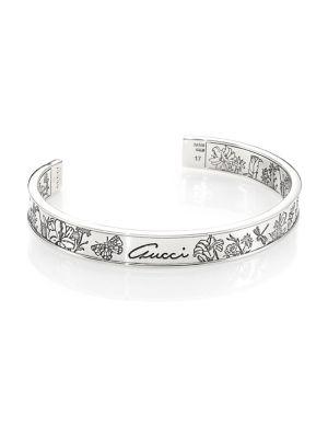 Gucci Flora Sterling Silver Cuff