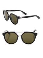 Givenchy 54mm Round Metal Sunglasses