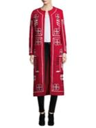 March 11 Embroidered Wool Coat