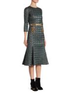 Dolce & Gabbana Embroidered Lurex Jacquard Dress