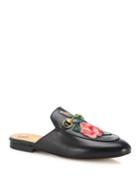 Gucci Princetown Floral Leather Loafer Slides