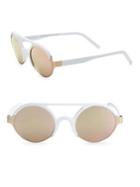 Andy Wolf Chen 49mm Round Sunglasses