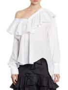 Tome Ruffle Peasant Off-the-shoulder Top