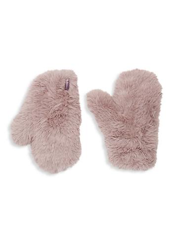 Glamourpuss Signature Knitted Faux Fur Mittens