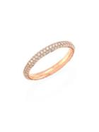 Kwiat Moonlight Diamond & 18k Rose Gold Band Ring