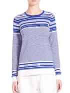 Vince Striped Sweater Tee