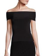 T By Alexander Wang Knit Off-the-shoulder Top
