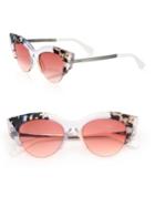Fendi 50mm Acetate Cat's-eye Sunglasses