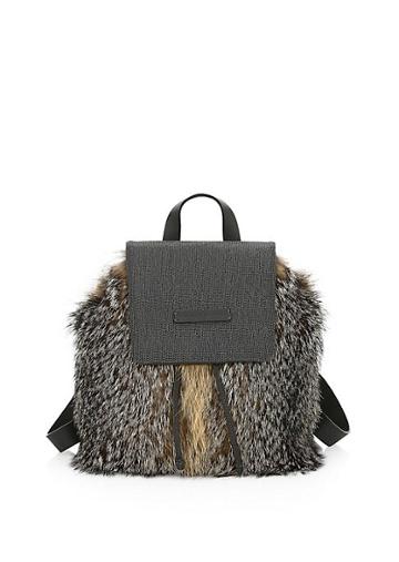 Brunello Cucinelli Fox Fur Backpack