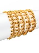 Nest Teardrop Fringe Multi-row Chain Bracelet