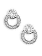 Piaget Possession Diamond & 18k White Gold Stud Earrings