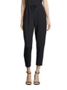 Eileen Fisher Drawstring Slouchy Ankle Pants