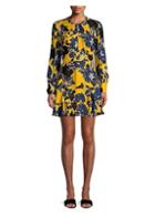 Parker Hayley Floral Tiered Ruffled A-line Dress
