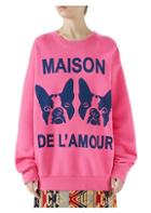Gucci Maison De L'amour Sweatshirt With Bosco And Orso