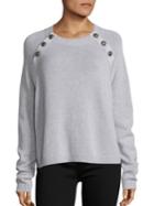 The Kooples Button Detailed Cashmere Sweater