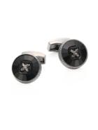 Tateossian Swarovski Button Mayfair Cuff Links