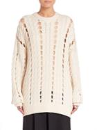 Alexander Wang Cable-knit Cotton Pullover