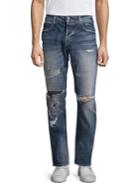Hudson Slouchy Skinny Distressed Jeans