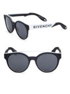 Givenchy 50mm Metallic Round Sunglasses