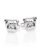 Dunhill Bull Dog Sterling Silver Cuff Links