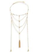 Ettika Multi-chain Layered Tassel Necklace