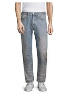Diesel Regular-rise Slim-fit D-mharky Faded Whiskered Jeans
