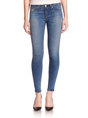 Rag & Bone/jean Light-wash Skinny Jeans