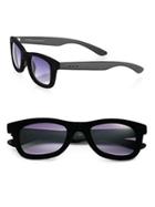 Italia Independent Square Velvet Frame Sunglasses