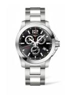 Longines ??ydroconquest Quartz Stainless Steel Bracelet Watch