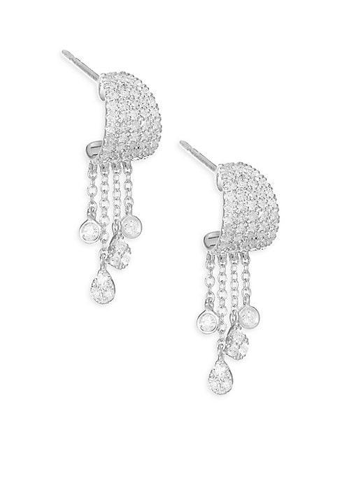 Meira T 14k White Gold & Diamond Drop Earrings