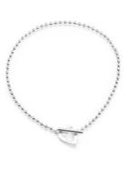 Gucci Boule Heart Sterling Silver Toggle Necklace